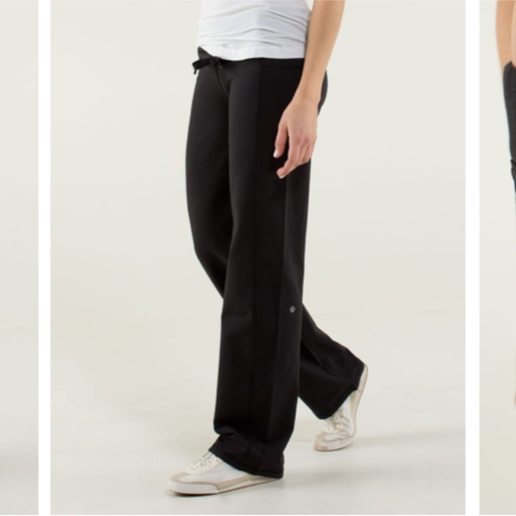 Lululemon Calm and Cozy Wide Leg, drawstring, size 4 - Picture 3 of 7